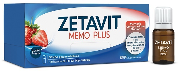 Zeta Farmaceutici Spa Zetavit Memo Plus 12Fl 8Ml - Immagine 3