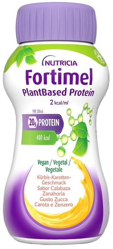 Nutricia Fortimel PlantBased Protein Gusto Zucca - Alimento a fini medici speciali 4 x 200 ml - Immagine 4