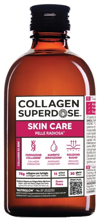 Minerva Research Labs Pesca Integratore Collagen Superdose Skin Gusto 300Ml - Immagine 6