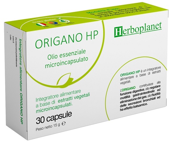 Herboplanet Integratore Origano Hp Per Digestione E Vie Bronchiali, 30Cps - Immagine 4