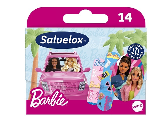 Miti Cerotti Salvelox Barbie Per Bambini, 14 Pezzi - Immagine 5