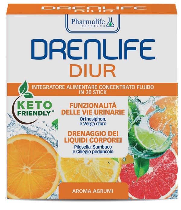 Drenlife Diur Gusto Agrumi 30 Stick - Integratore per il drenaggio dei liquidi - Immagine 8