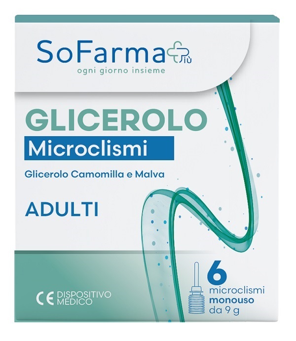 Glicerolo 6 Microclismi Monouso da 9 gr - Lassativo per la Stipsi - Immagine 3