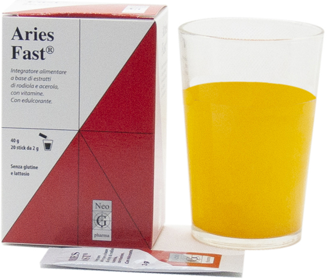 Neo G Pharma Integratore Aries Fast Per Stanchezza Fisica E Mentale, 20 Stick - Immagine 6