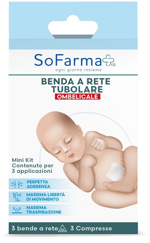 Sofarma Benda A Rete Tubolare Sofarmapiù Ombelicale Per Fissaggio Medicazioni 3 Metri - Immagine 3