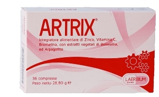 Laerbium Pharma Artrix Integratore Per Tensioni Localizzate 36 Compresse - Immagine 7