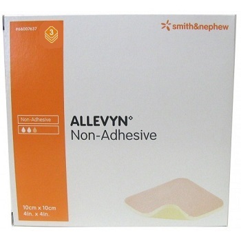 Smith & Nephew Allevyn Non Adhesive Medicazione Idrocellulare 10X10 Cm 3 Pezzi - Immagine 6