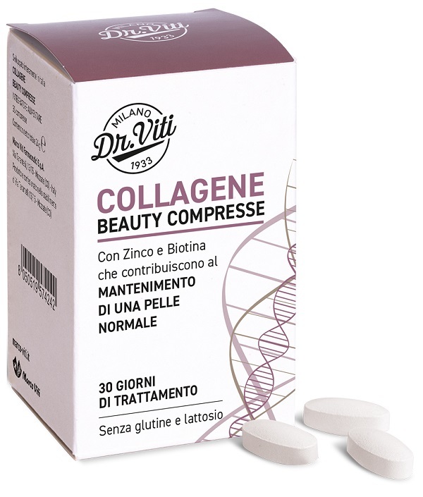 Marco Viti Integratore Collagene Beauty Per Pelle Tonica, 30 Compresse - Immagine 4
