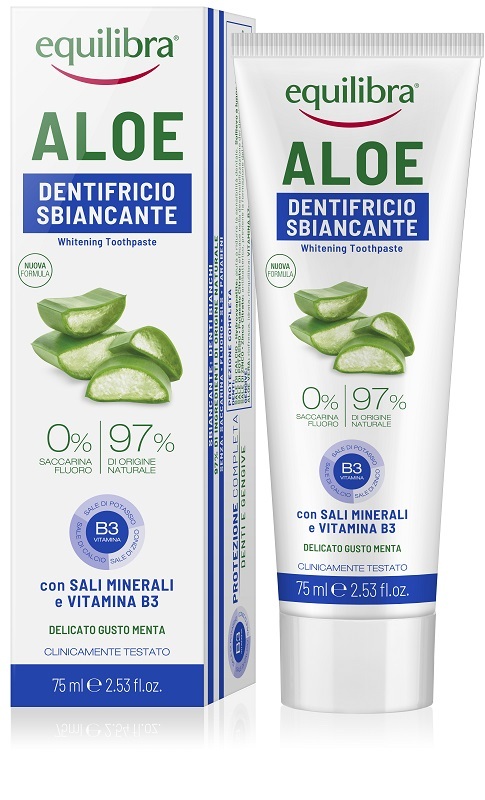 Aloe Gel Dentifricio Sbiancante 75 ml - Immagine 3