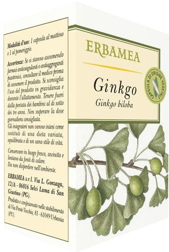 Ginkgo 50 Capsule Vegetali Erbamea