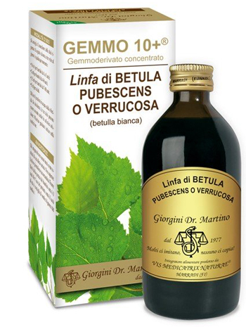 Betulla Giorgini Presso Ser-Vis Gemmo 10+ Betulla B Linfa 200 Ml Liquido Analcolico Ml Gocce Orali Bambino - Immagine 4