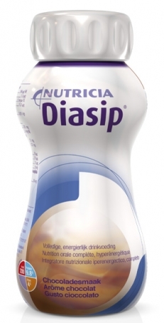 NUTRICIA diasip Integratore Gusto Cioccolato 4 x 200 ml - Immagine 3