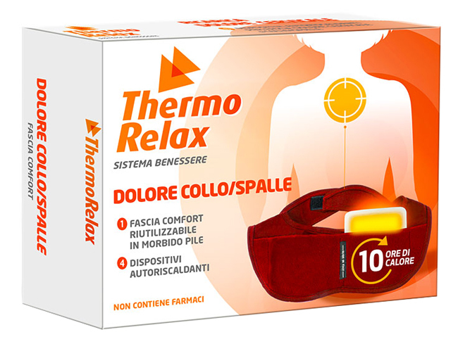 Alsipharma Thermorelax Fascia Dolore Collo Spalle Per Sollievo Muscolare Confezione Da 4 Trattamenti - Immagine 6