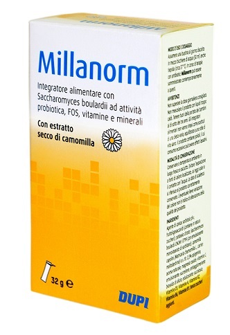 Millanorm 8 bustine - integratore utile alla flora batterica - Immagine 4