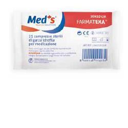 Farmac-Zabban Garza Compressa Idrofila Meds Farmatexa 12/8 10 X10 Cm 25 Pezzi - Immagine 6