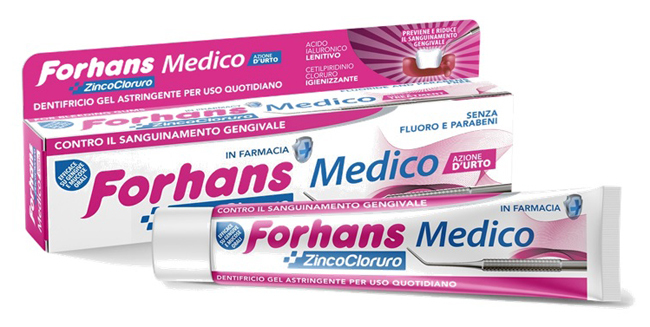 Uragme Dentifricio Forhans Medico Con Zinco Cloruro, 75Ml - Immagine 5