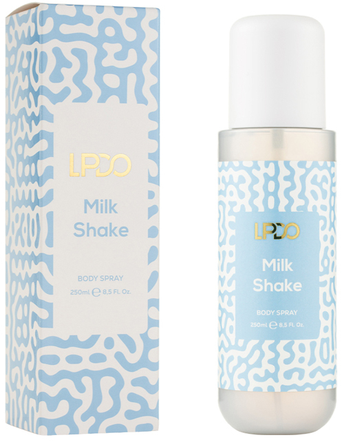 Lpdo Uomo Bianco Body Spray Milk Shake Hair & 250Ml - Acqua Profumata Unisex - Immagine 4