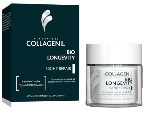Collagenil Crema Bio Longevity Night Repair Notte Antietà 50 Ml - Immagine 8