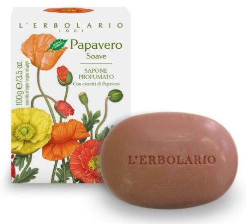 L ERBOLARIO Papavero Soave - Sapone Solido 100 gr - Immagine 3
