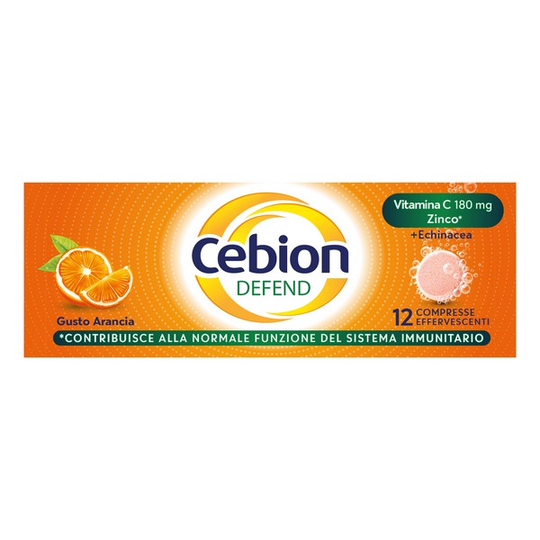 Cebion Defend 12 Compresse Effervescenti - Integratore Per Il Sistema Immunitario - Immagine 10