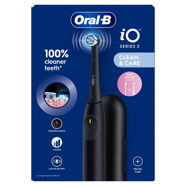 Oral-B - iO 2 - Spazzolino Elettrico - 3 Modalità - Nero - Immagine 6