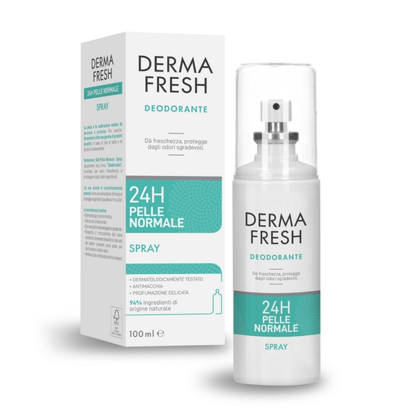 Dermafresh Deodorante 24H Per Pelle Normale Spray No Gas 100Ml - Immagine 5