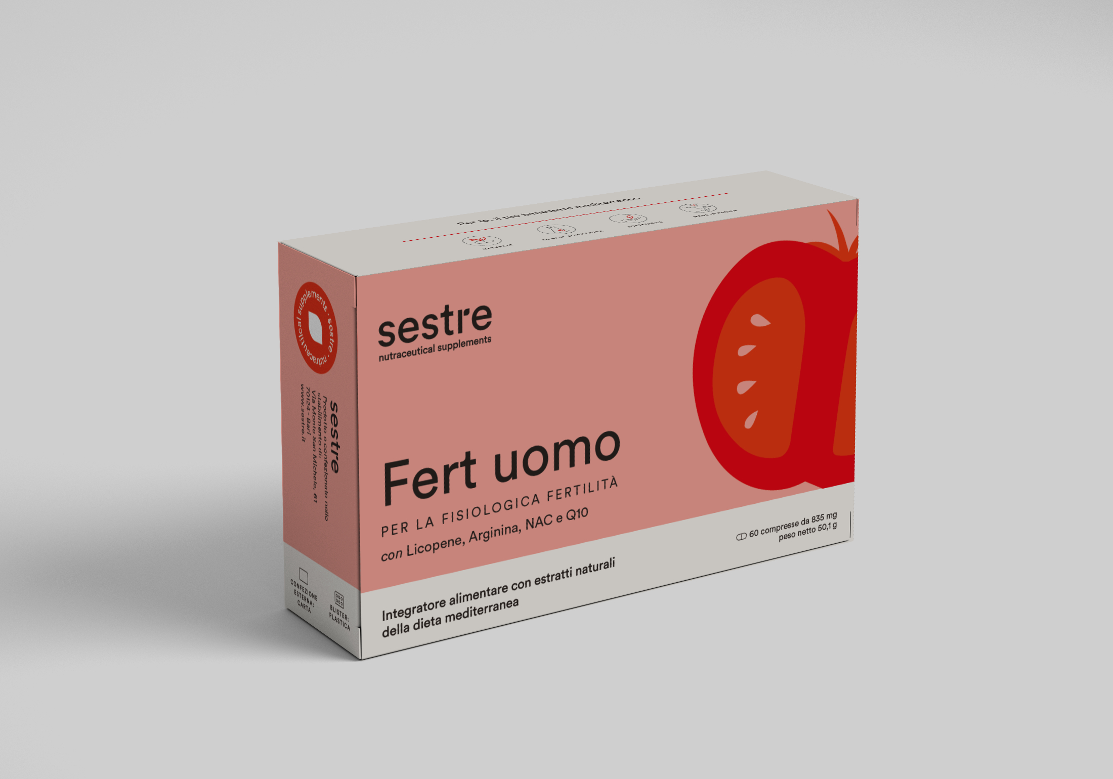 Fert Uomo 60 Compresse - Integratore Per La Fertilità Maschile - Immagine 7