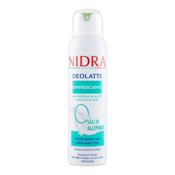 Nidra Verde Deolatte Fresh Deodorante Spray 150 Ml - Immagine 5