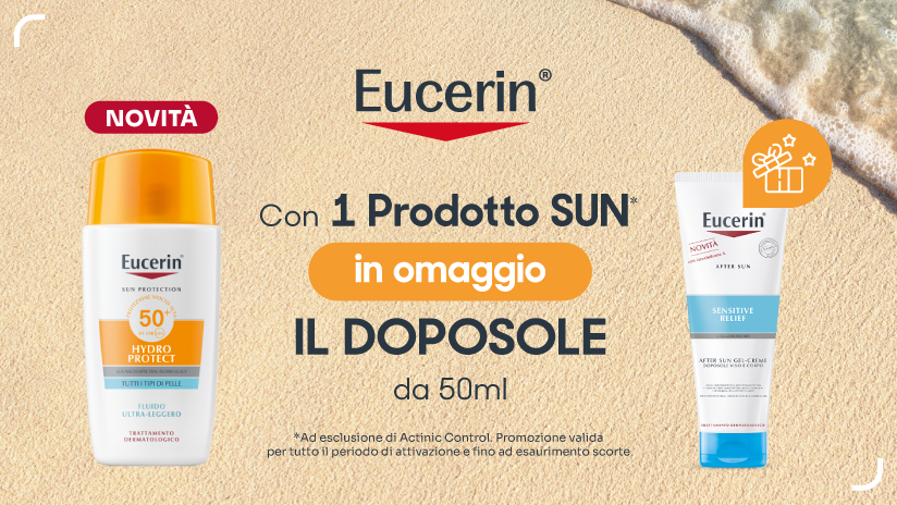 banner sfondo arancione promozione solari L'oreal
